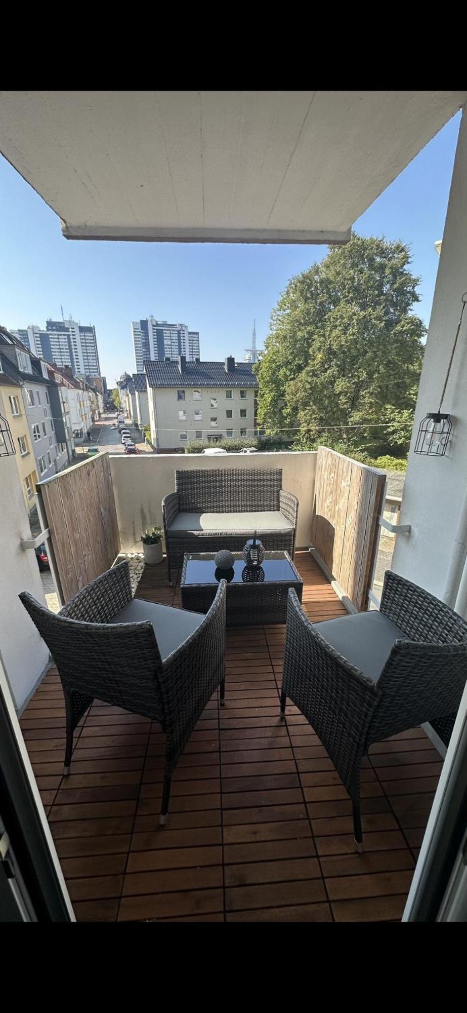 Fewo Am Deich 1 Zentral Mit Stadtblick Und Kontaktloser Check In 不来梅港 外观 照片